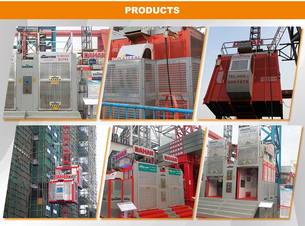 Dahan Fast Speed Construction Hoist and Material Loading Machine