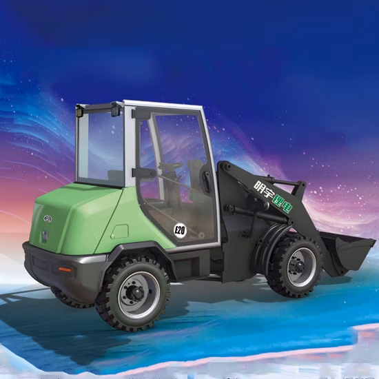 Carregador Mucking da mineração elétrica subterrânea de trabalho contínuo da roda hidráulica dentro do túnel