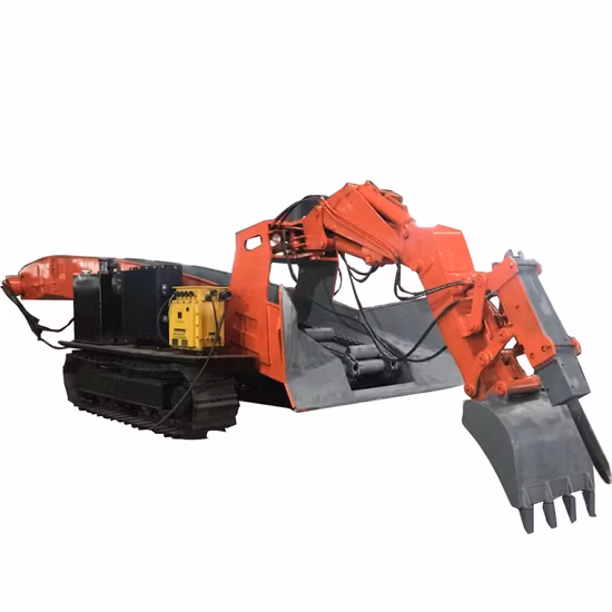 Carregadeira mucking, carregadeira de rodas, equipamento de mineração subterrânea