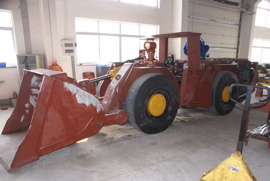 Nova carregadeira elétrica de mineração subterrânea com grande tanque hidráulico
